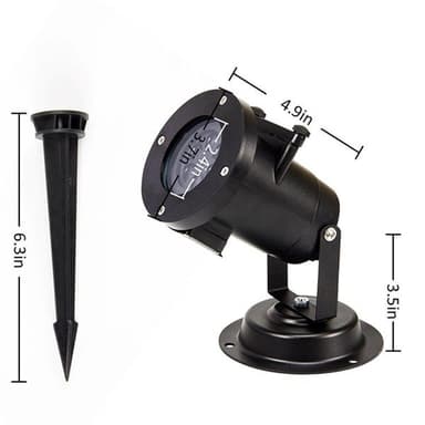 Projektorlampe for husvæg / Facadebelysning