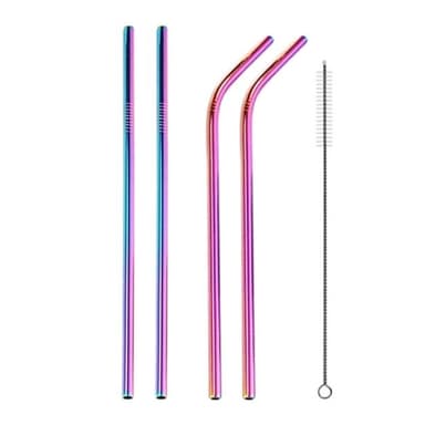 Metalsugerør 266x6mm Farve 4-pak