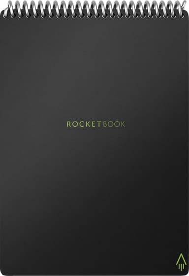 Rocketbook Flip Executive genanvendelig notesblok (infinity black)