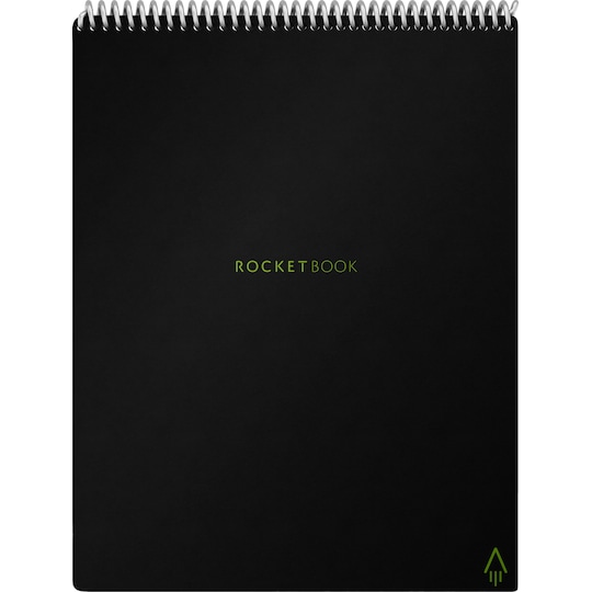 Rocketbook Flip Letter genanvendelig notesblok A4 (infinity black)