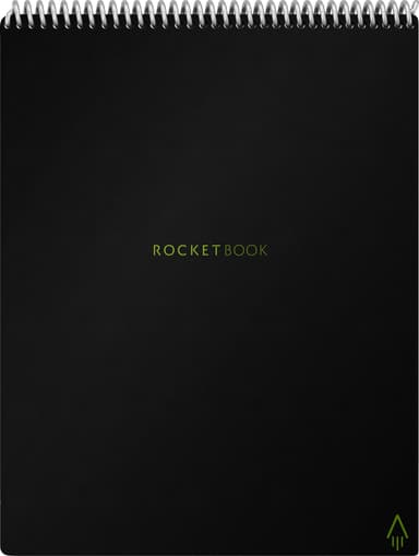 Rocketbook Flip Letter genanvendelig notesblok A4 (infinity black)
