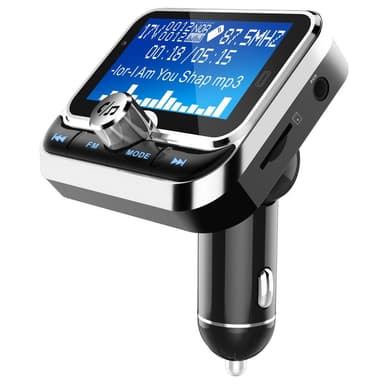Bluetooth FM-sender og biloplader med dobbelt USB 2.4V