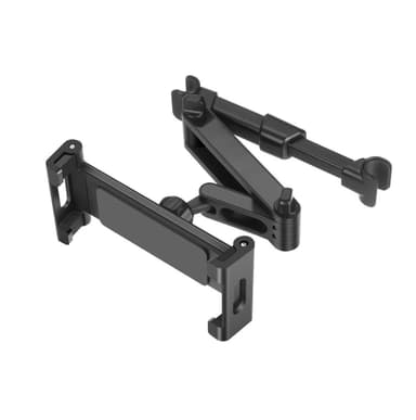 Sammenklappelig holder til bilen til telefon og tablet 4.7-12.9 "- Sort
