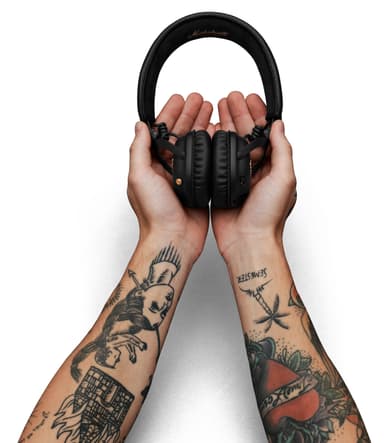Marshall Mid aktiv noise-cancelling hovedtlf. (sort)