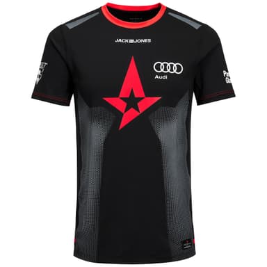 Astralis T-shirt sort/rød (til børn på 12 år)