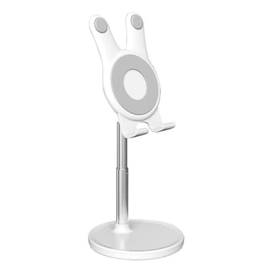 Højdejusterbar holder / mobil stativ (16-23 cm) Hvid