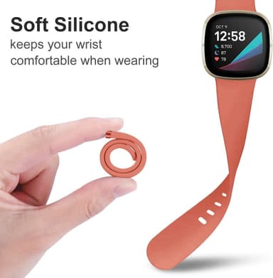 Armbånd Fitbit Sense / Versa 3 Pink (S)