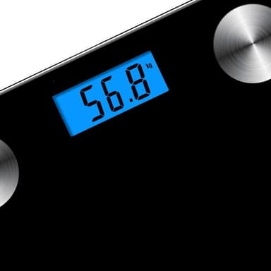 Digital personlig skala med Bluetooth Black