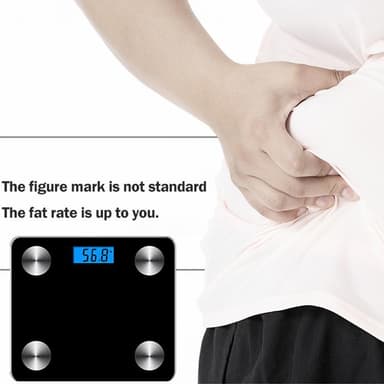 Digital personlig skala med Bluetooth Black