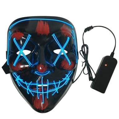 Purge LED-maske Blå
