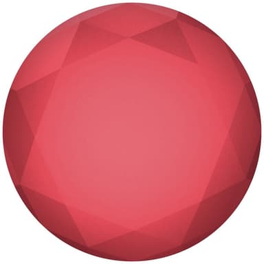 Popsockets greb til mobile enheder (red metal. diamond)