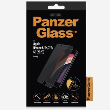 iPhone 6/6S/7/8/SE 2020 Skærmbeskytter Privacy Standard Fit
