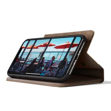 Twelve South iPhone X/Xs Etui BookBook Ægte Læder Löstagbart Cover Brun