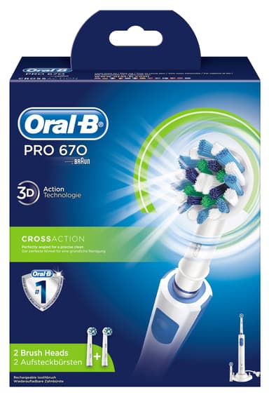 Oral-B Pro 670 elektrisk tandbørste