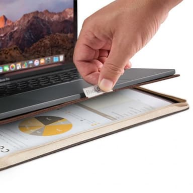 Twelve South MacBook Pro 16 (A2141) Etui BookBook Ægte Læder Brun