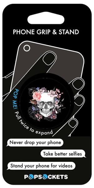 Popsockets greb til mobile enheder (death petal)