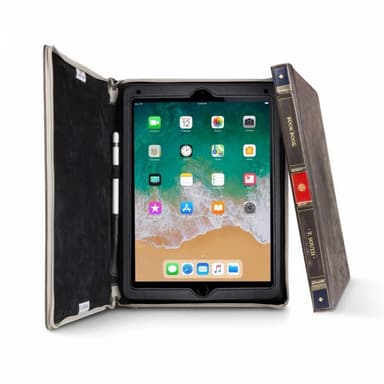iPad 9.7, Air 1, Air 2 Etui BookBook Ægte Læder Stativ Brun