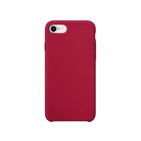 stout Vær forsigtig udløb XQISIT iPhone 7/8/SE Cover Silikoneei Case Rød | Elgiganten