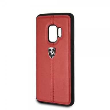 Ferrari Samsung Galaxy S9 Skal Heritage Hårdplast Logo Röd