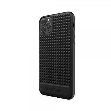 Diesel iPhone 11 Pro Max Skal Moulded Case Premium Leather Studs Svart