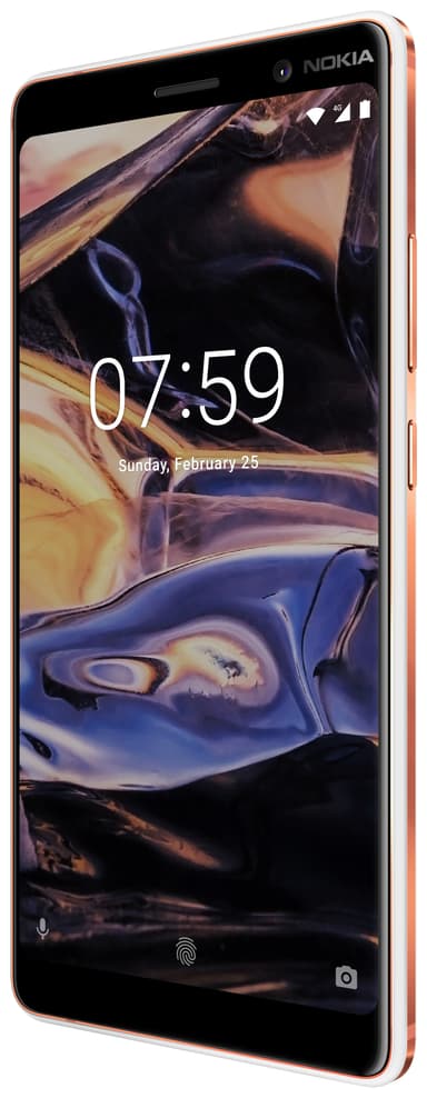 Nokia 7 Plus smartphone (white copper)