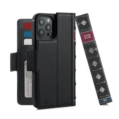 BookBook iPhone 12 Pro Max Etui Sort