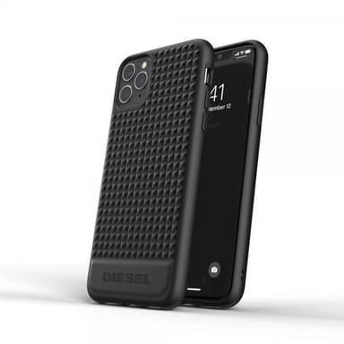 Diesel iPhone 11 Pro Max Skal Moulded Case Premium Leather Studs Svart