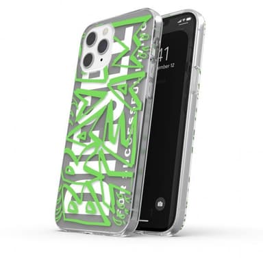 iPhone 12 Pro Max Cover Snap Case Clear AOP Black/Green
