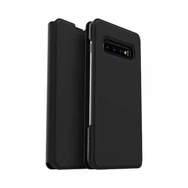 Samsung Galaxy S10 Plus Fodral Strada Via Svart