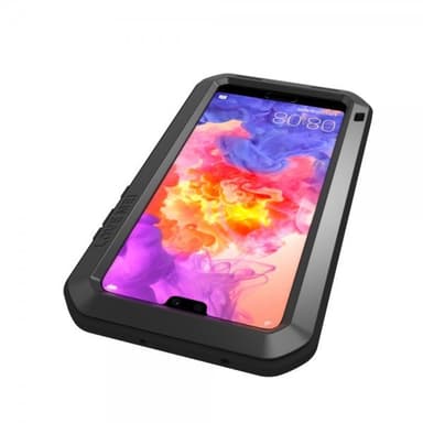 Love Mei Powerful Case till Huawei P20 Pro Super GUARD Cover Stötsäkert Sort