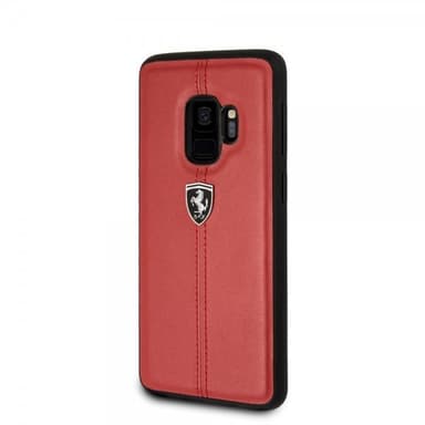 Ferrari Samsung Galaxy S9 Skal Heritage Hårdplast Logo Röd