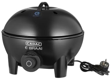 E-BRAAI el-grill Ø40  bordmodel  Stor varmekapacitet op til 300 °C.