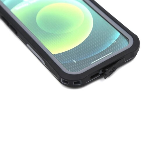 Mobil cover til iPhone 12/12 Pro sort / grå