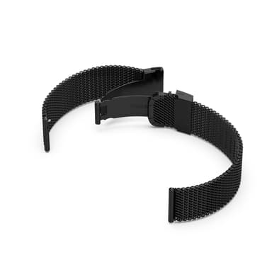 INF Garmin VivoActive 3 / Move / Forerunner (20 mm) armbånd Rustfrit stål Sort