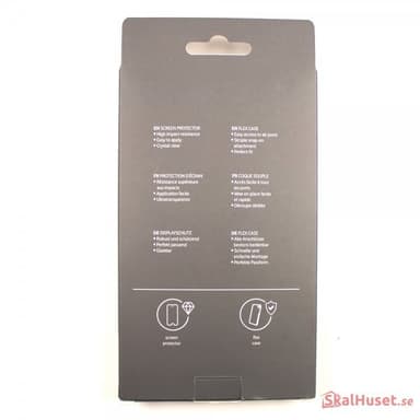 XQISIT Samsung Galaxy A21s Cover ProtecTion Pack med Skærmbeskytter Transparent Klar