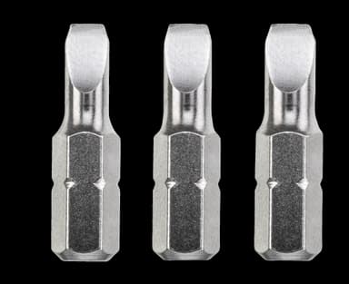 Bits, 25 mm, industri, LIGE, 3 stk., på SB-kort
