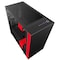 NZXT H400i Micro ATX PC-kabinet (mat sort/rød)