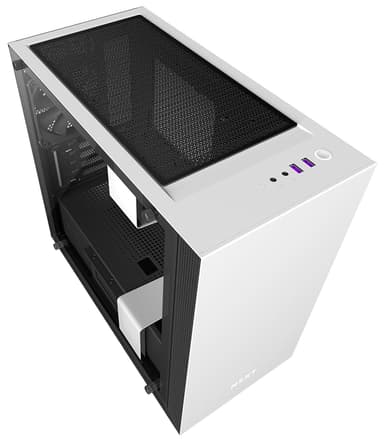 NZXT H400i Micro ATX PC-kabinet (mat hvid)