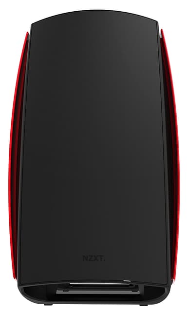 NZXT Manta Mini ITX PC-kabinet (mat sort/rød/vindue)