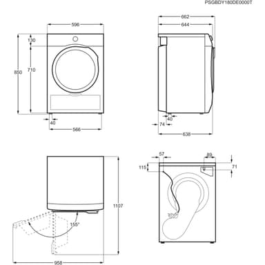 Electrolux Serie 800 tørretumbler EW8H648G7 (8 kg)