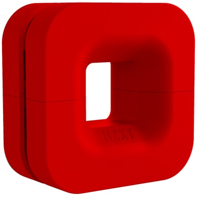 NZXT Puck kabel og headset holder (rød) Elgiganten