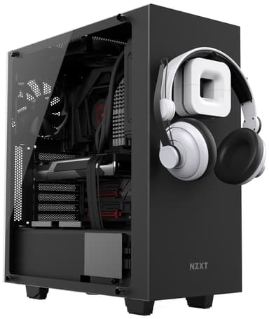 NZXT Puck kabel og headset holder (hvid)