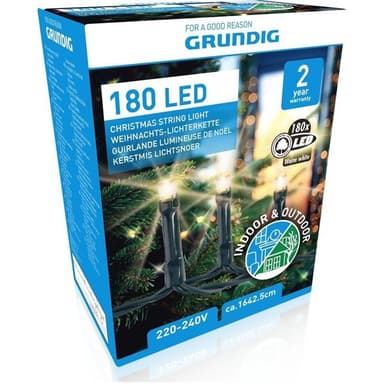 Grundig Xmas Outdoor Julelyskæde 180 LED