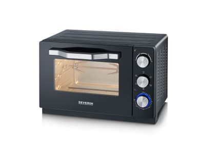 Severin Miniovn m. rotisseri 1380 watt Sort