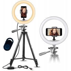 Ring Light Model 3366 M. Stativ Max. 167 Cm & Bluetooth Fjernbetjening