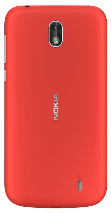 Nokia 1 smartphone (warm red)