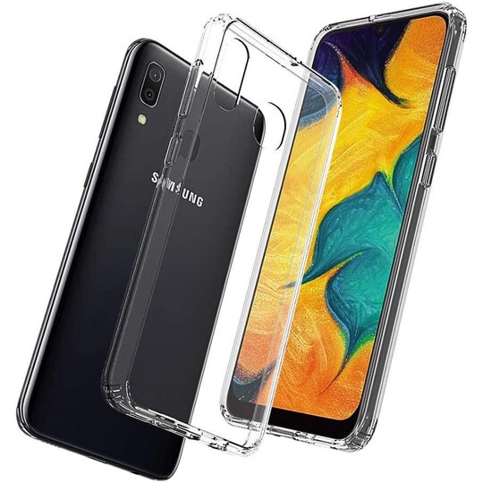 Samsung Galaxy A20S skal TPU Transparent