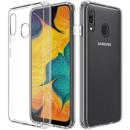 Samsung Galaxy A20S skal TPU Transparent