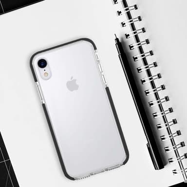 iPhone XR skal gennemsigtig / sort