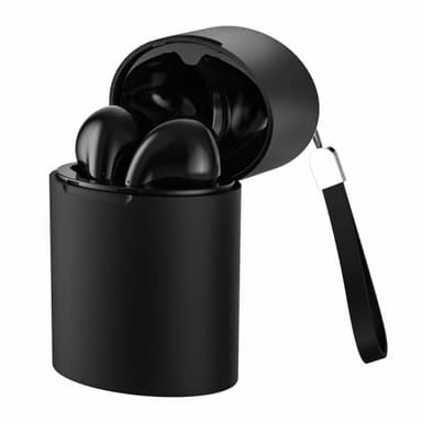 Trådløse hovedtelefoner med Bluetooth 5.0-opladetaske
